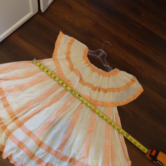 NEW ANTHROPOLOGIE Eyes Of Simone PEASANT TOP OFF THE SHOULDER BLOUSE - Picture 4 of 6